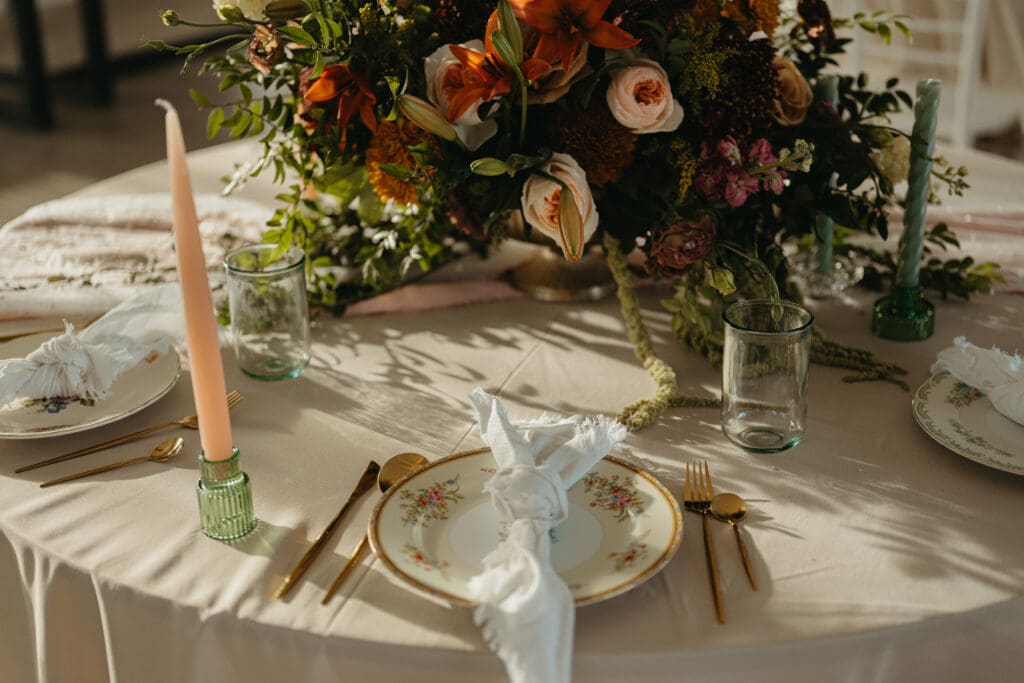 sycamore creek ranch table setting branson