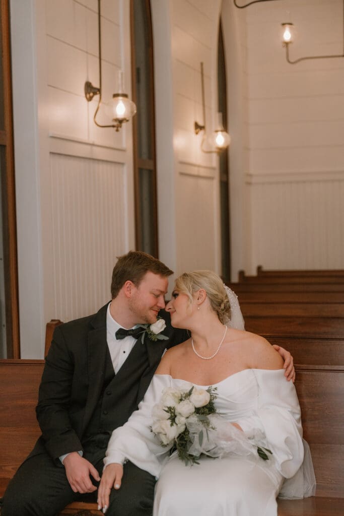 portraits in garden chapel at big cedar lodge
