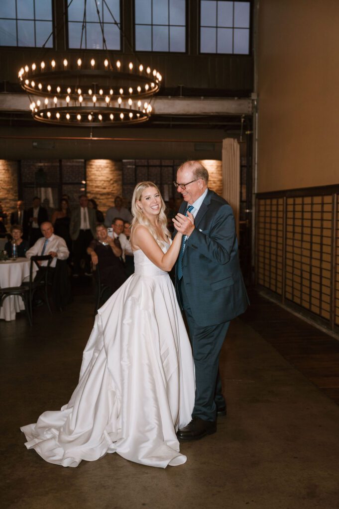 father daughter first dance at wedding