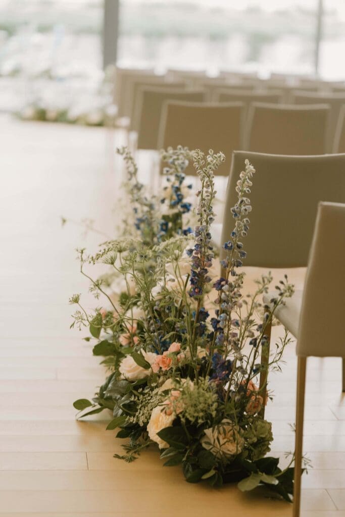 wedding ceremony details at arkansas museum of fine arts in little rock 
