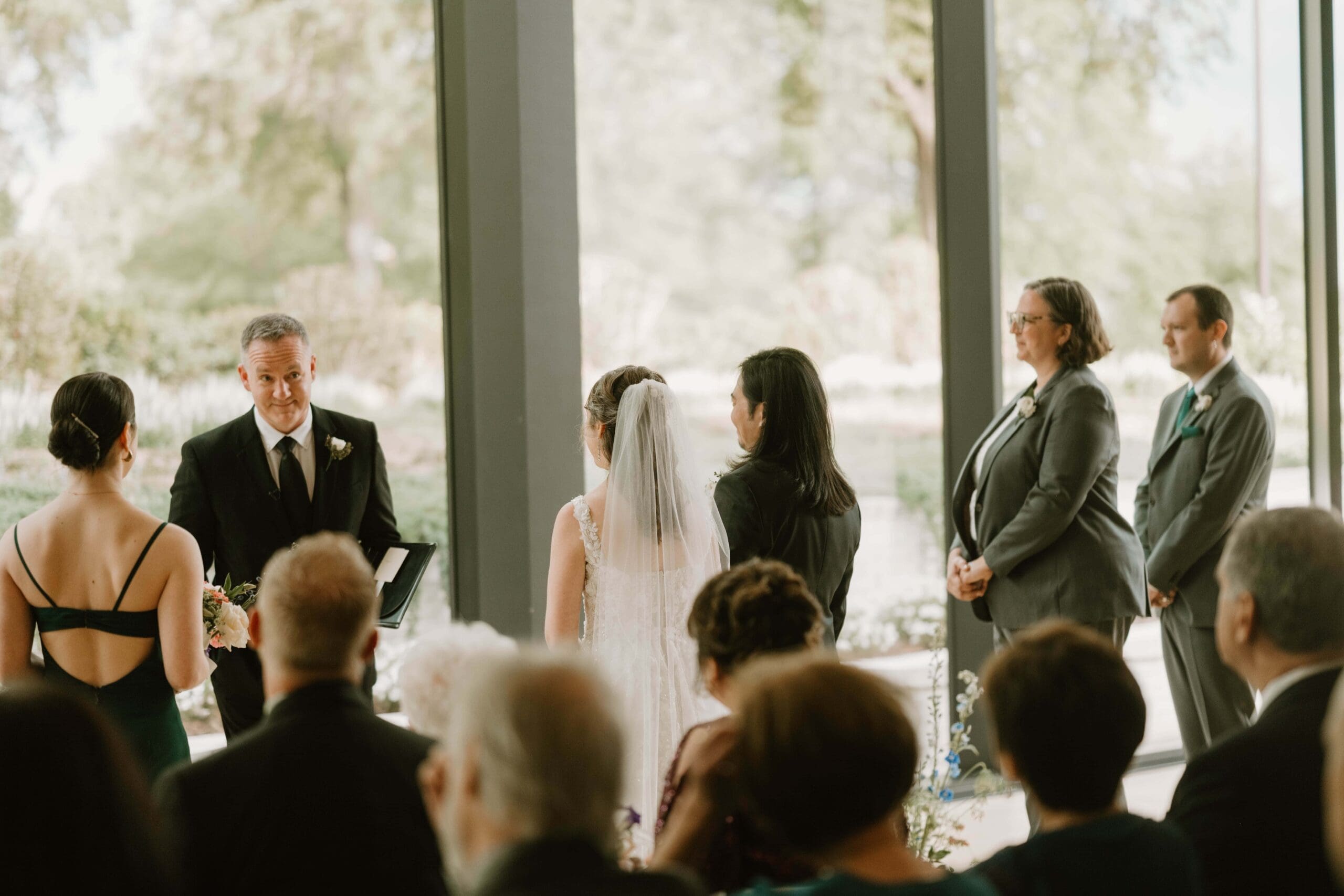 wedding at arkansas museum of fine arts