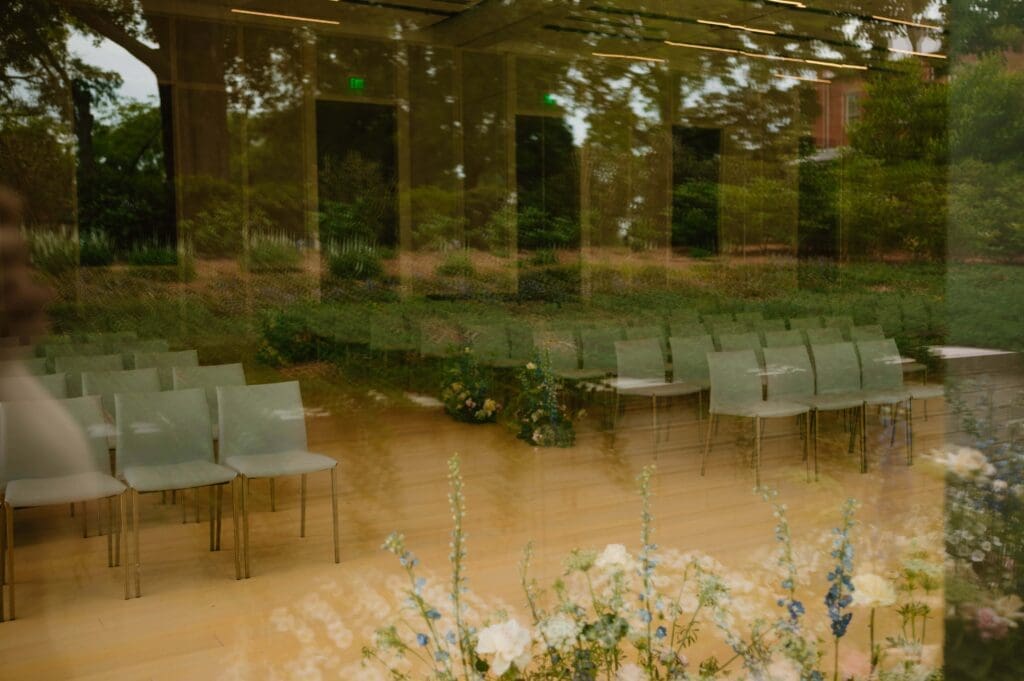 wedding ceremony details at arkansas museum of fine arts in little rock 