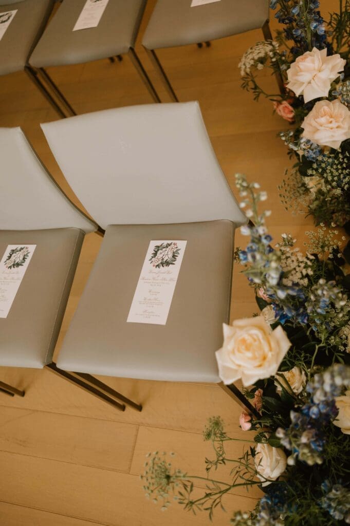 wedding ceremony details at arkansas museum of fine arts in little rock 