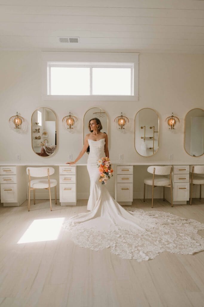 romaine valley wedding venue getting ready st louis mo